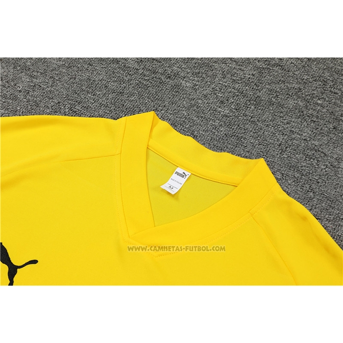 Chandal del Borussia Dortmund Manga Corta 2022-2023 Amarillo - Pantalon Corto